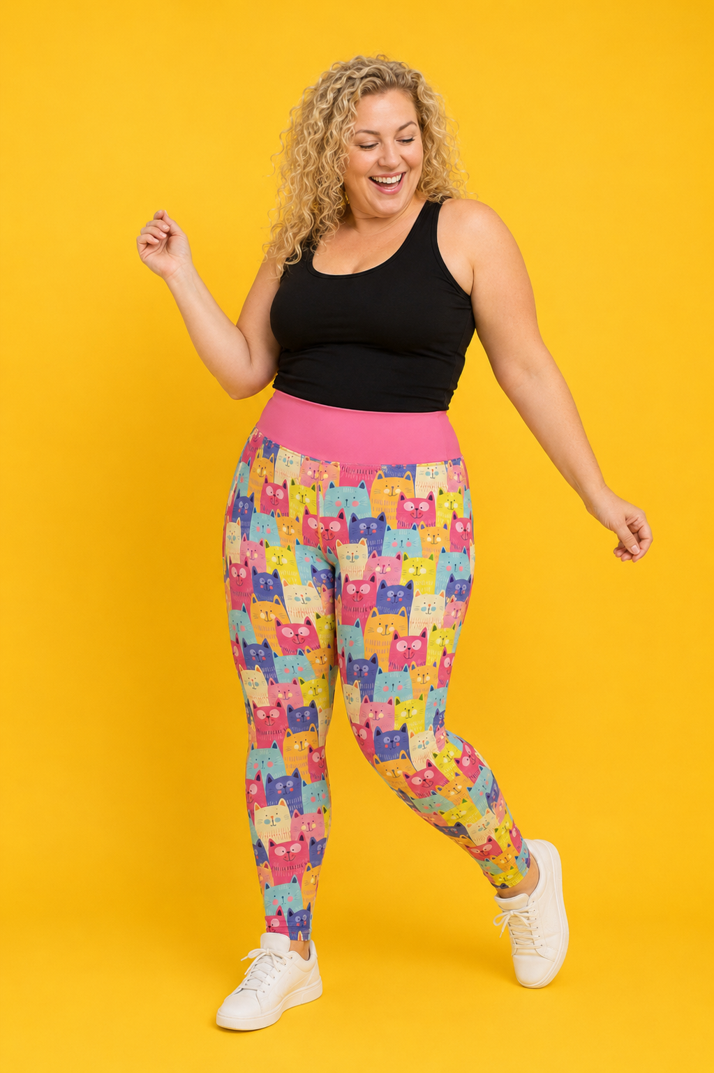 Colourful Cats Women's Activewear Leggings