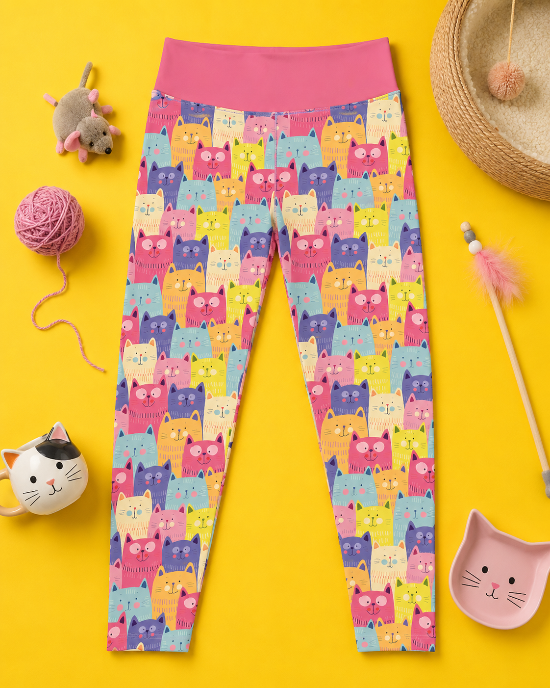 Colourful Cats Women's Activewear Leggings