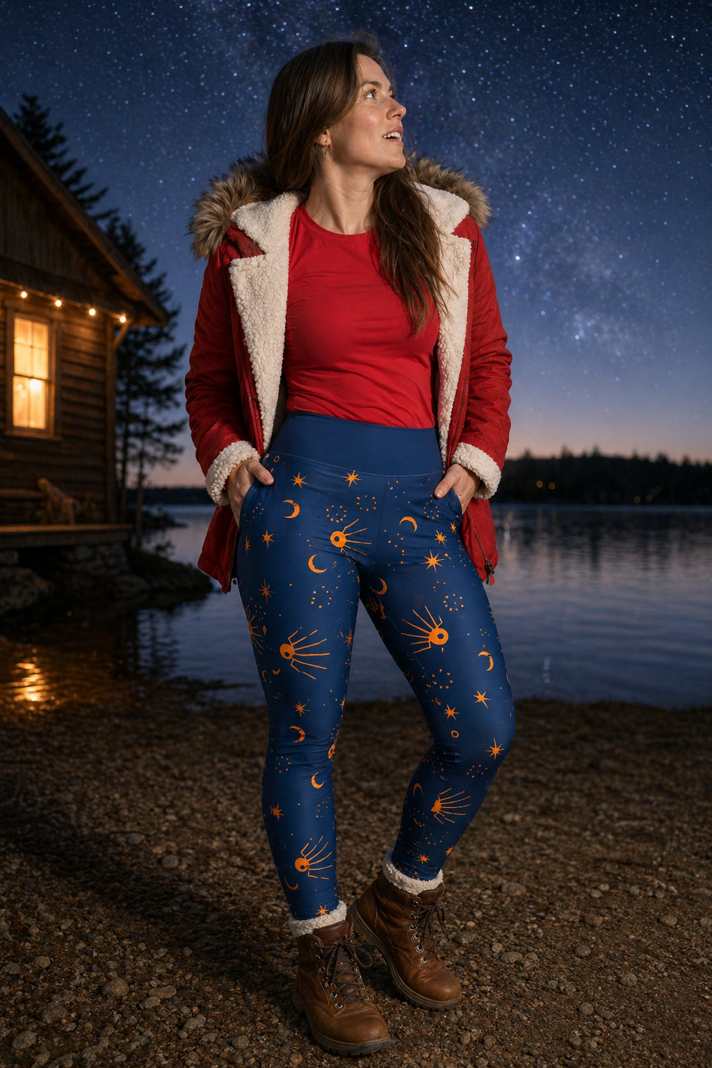 Cosmic Universe Women's Activewear Leggings