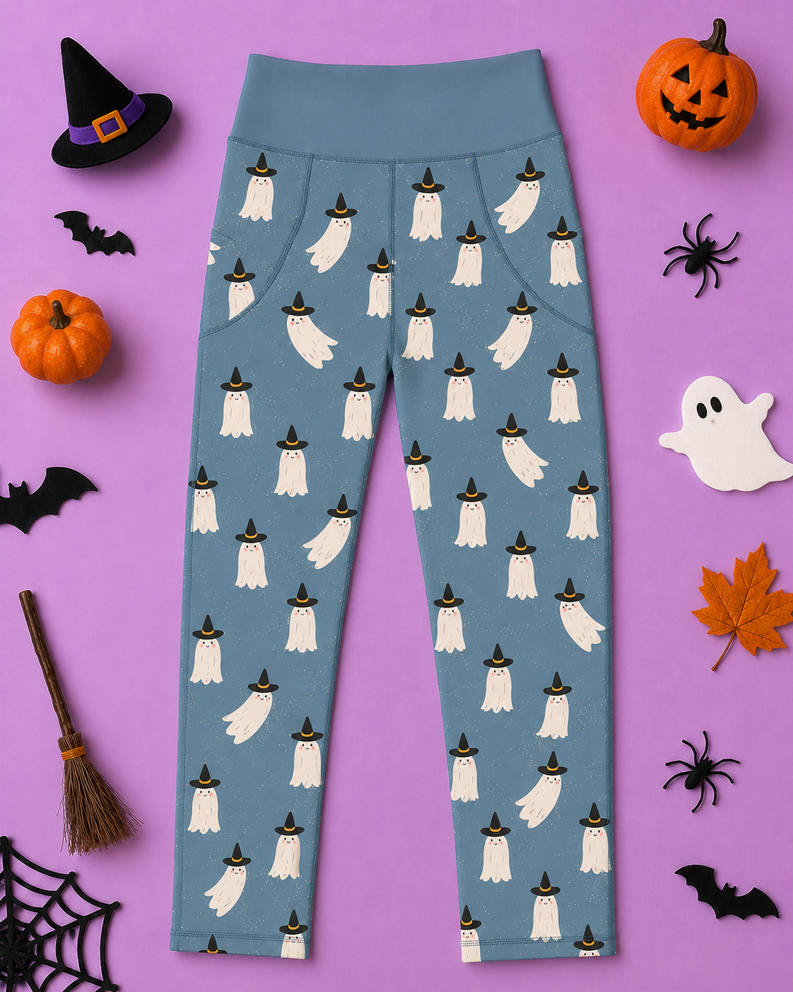 Cute Ghosts Women's Activewear Leggings