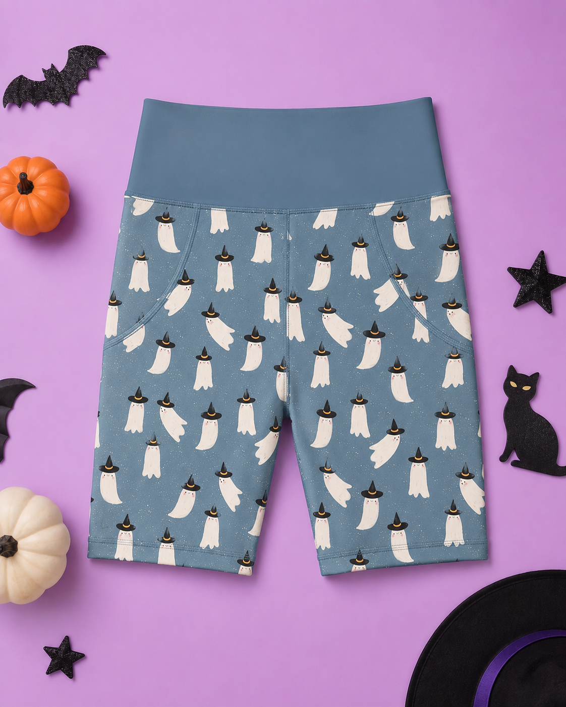 Cute Ghosts Women's Active Shorts