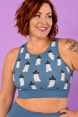 Cute Ghosts Sports Bra