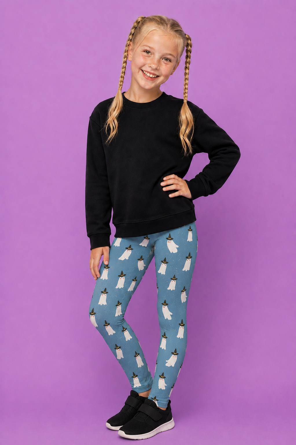 Cute Ghosts Children's Active Leggings