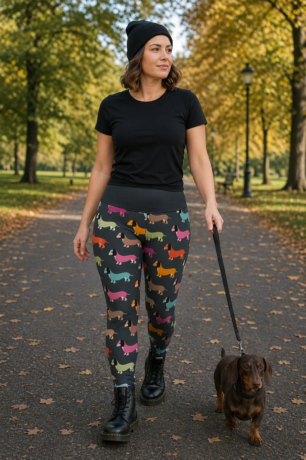 Dachshund Women's Activewear Leggings