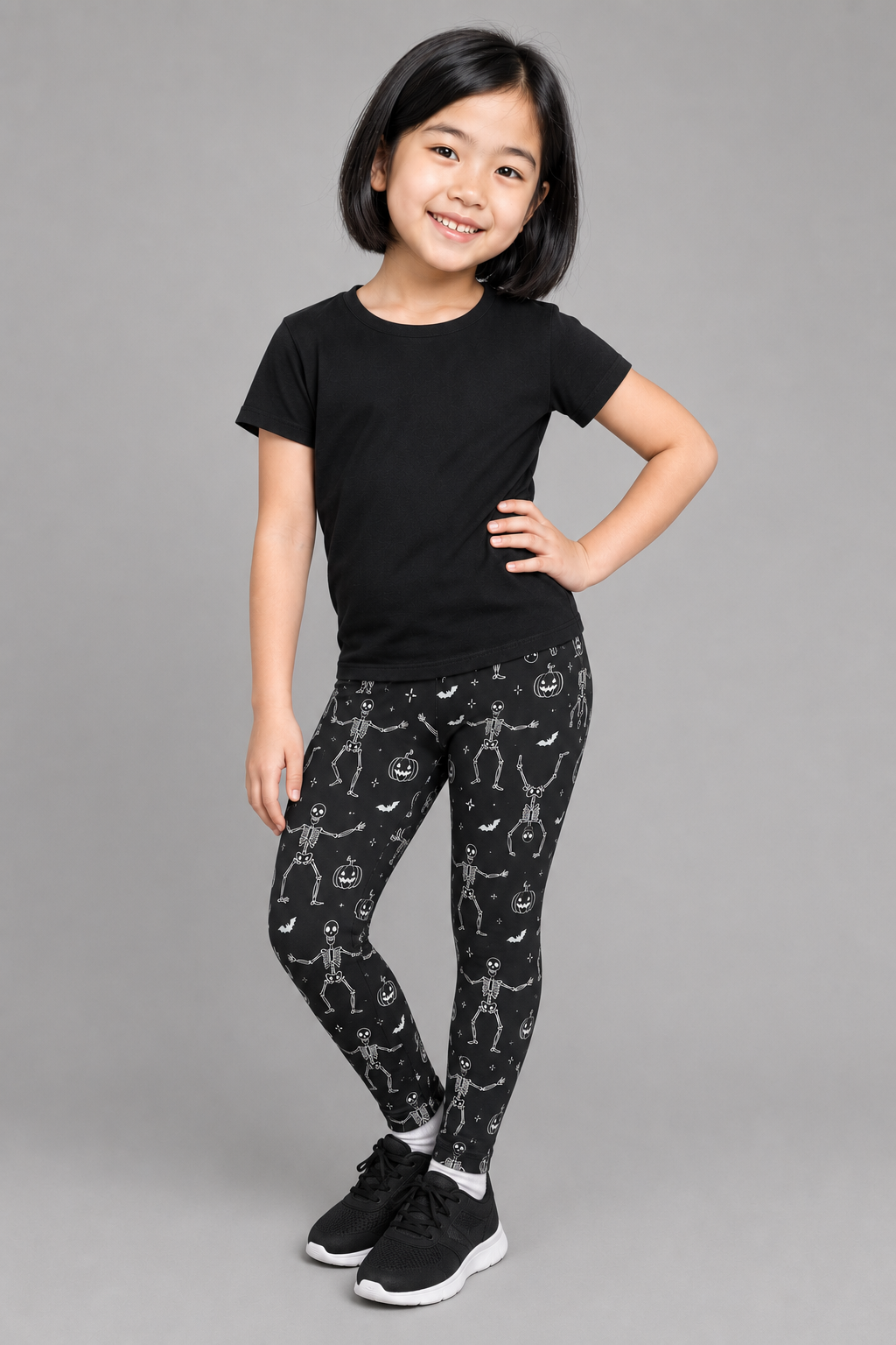 Dancing Skeletons Children's Active Leggings