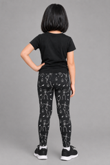 Dancing Skeletons Children's Active Leggings