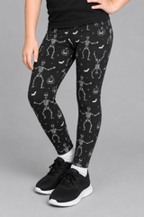 Dancing Skeletons Children's Active Leggings