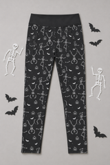 Dancing Skeletons Children's Active Leggings