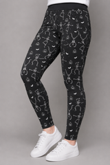 Dancing Skeletons Women's Activewear Leggings