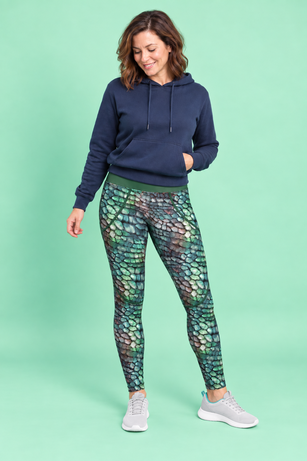 Dino Scales Women's Activewear Leggings