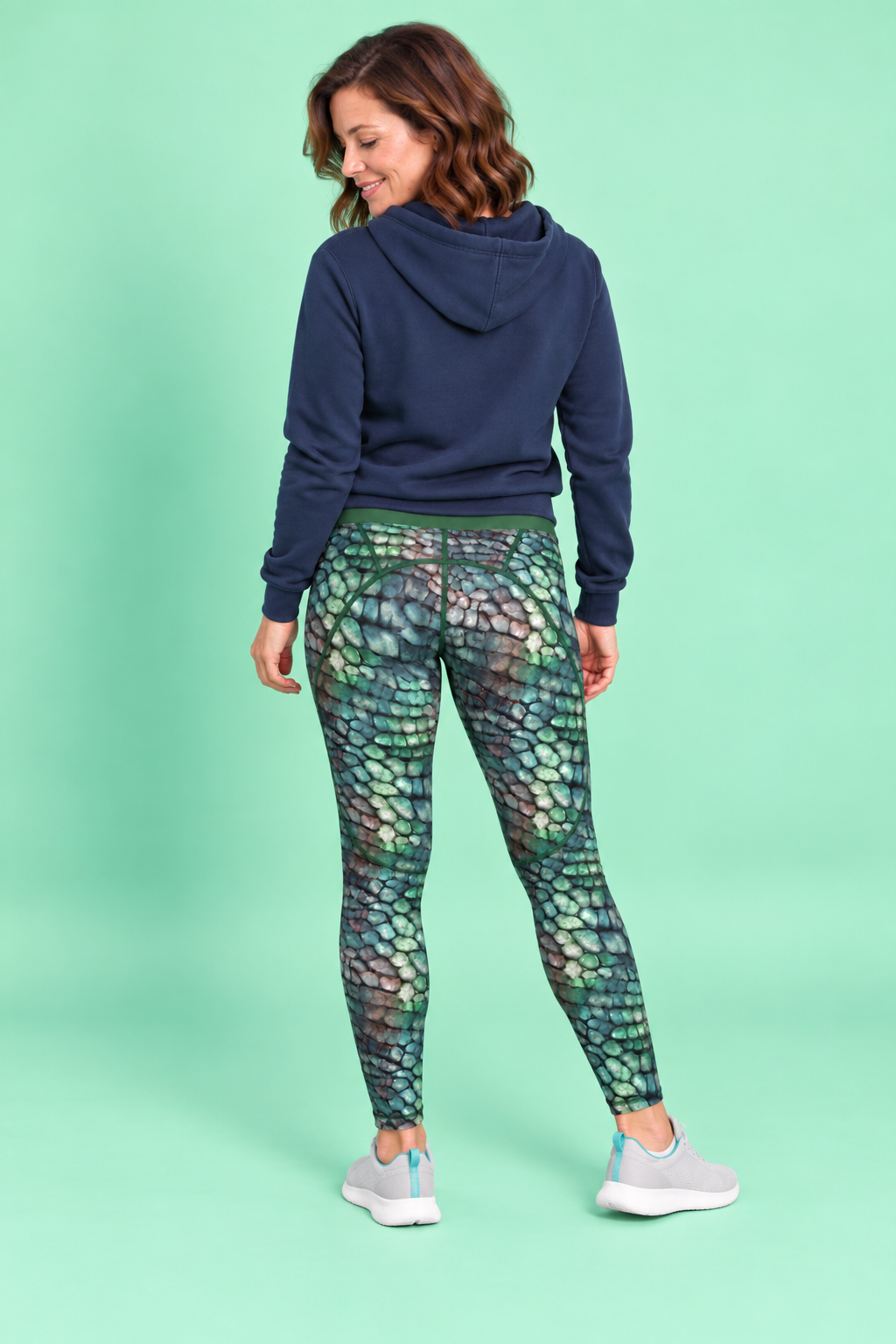 Dino Scales Women's Activewear Leggings