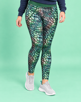 Dino Scales Women's Activewear Leggings
