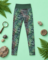 Dino Scales Women's Activewear Leggings