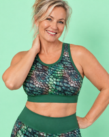 Dino Scales Women's Sports Bra