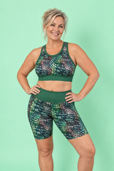 Dino Scales Women's Sports Bra