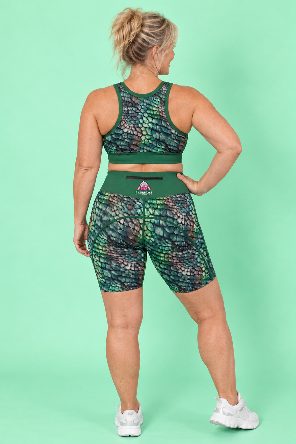 Dino Scales Women's Sports Bra