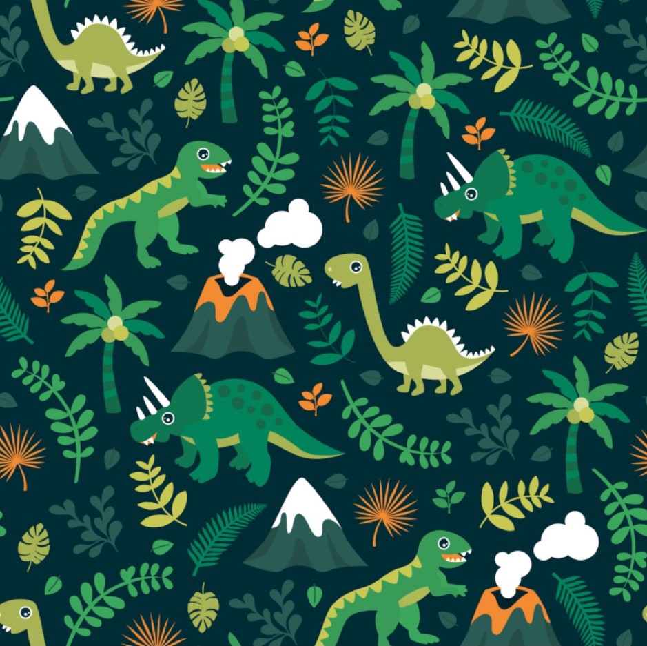 Dino & Volcano Women's Activewear Petite Leggings - Size 16-18