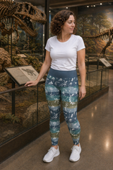 Dinosaur Bones Women's Activewear Leggings