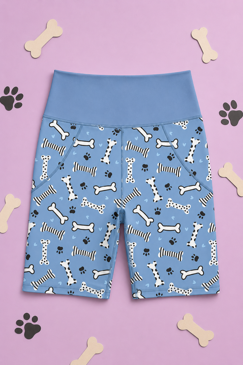 Dog Bones Women's Active Shorts
