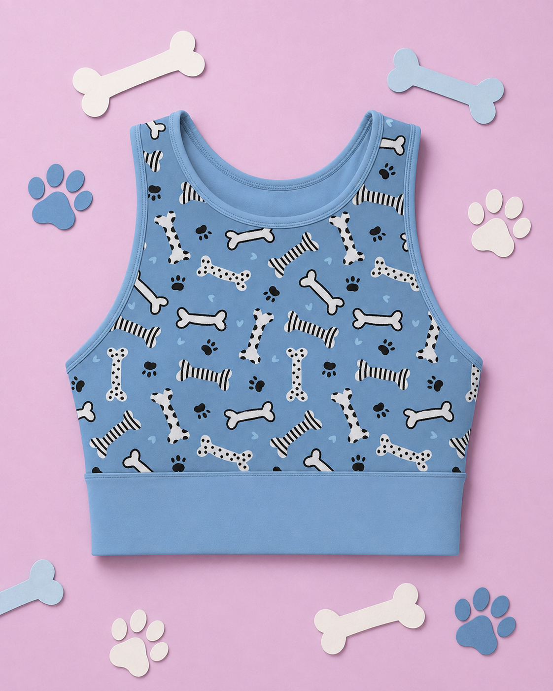 Dog Bones Sports Bra