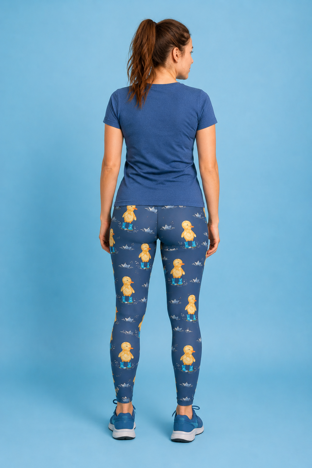 Ducklings in Wellies Women's Activewear Leggings