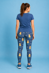 Ducklings in Wellies Women's Activewear Leggings - Classic