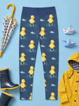 Ducklings in Wellies Women's Activewear Leggings