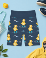Ducklings in Wellies Women's Active Shorts