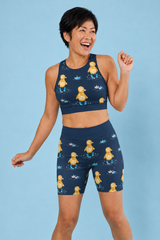 Ducklings in Wellies Sports Bra