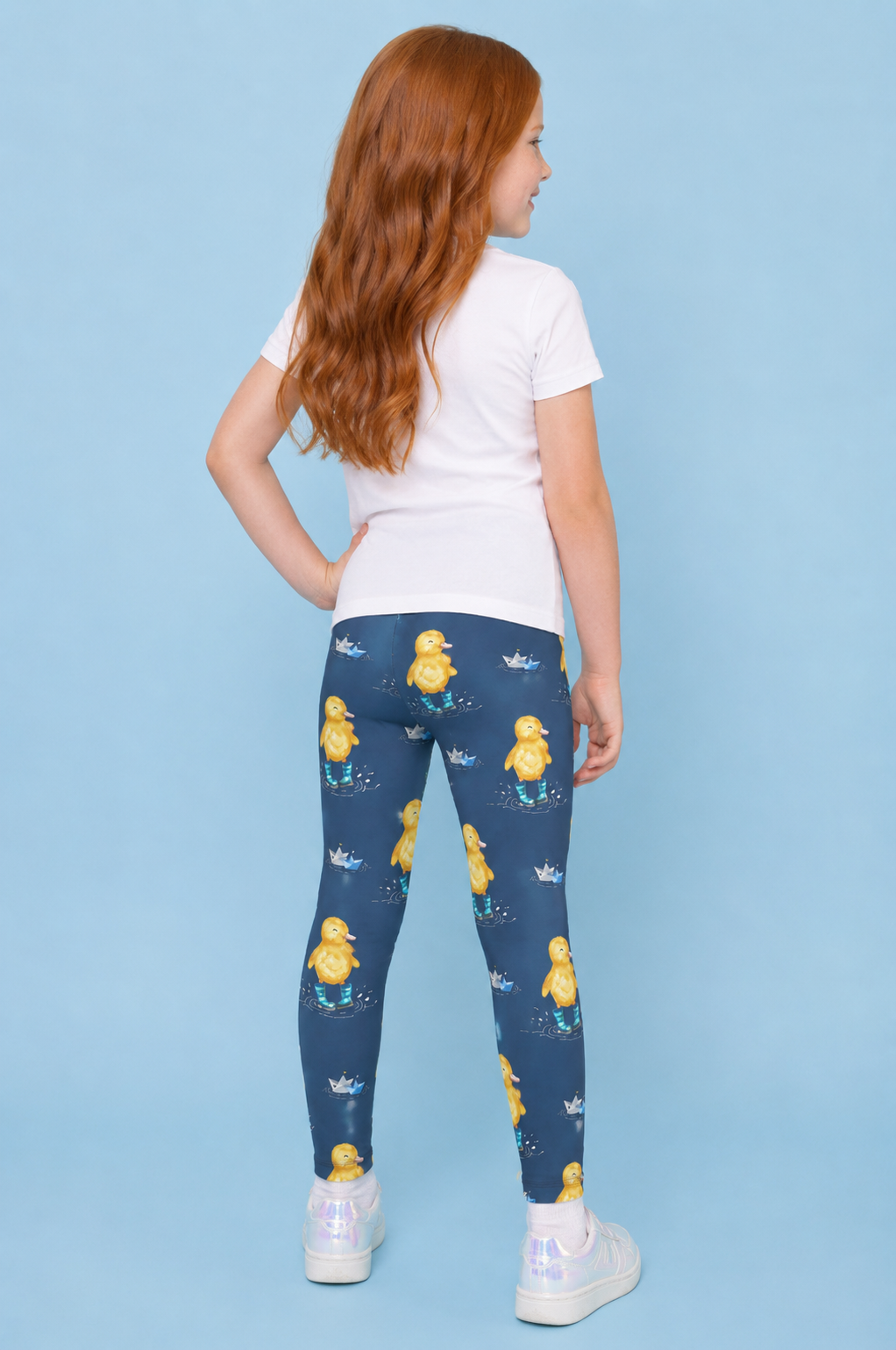 Ducklings in Wellies Children's Active Leggings