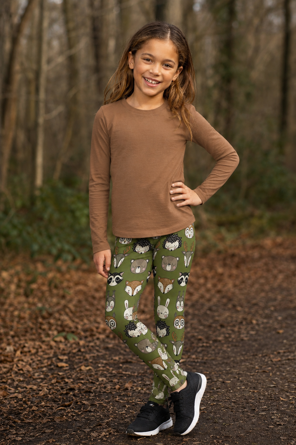 Forest Friends Children's Active Leggings