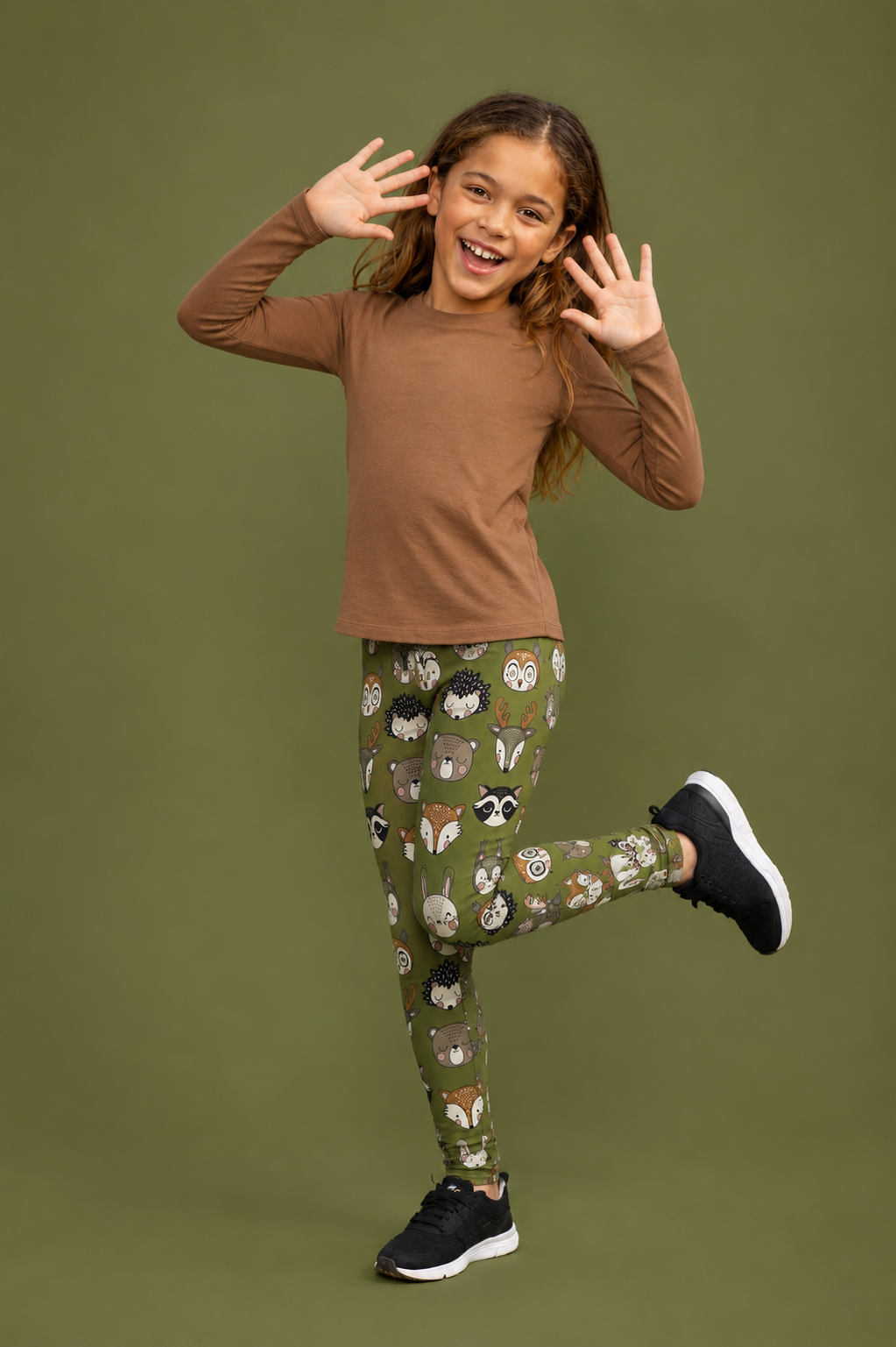 Forest Friends Children's Active Leggings