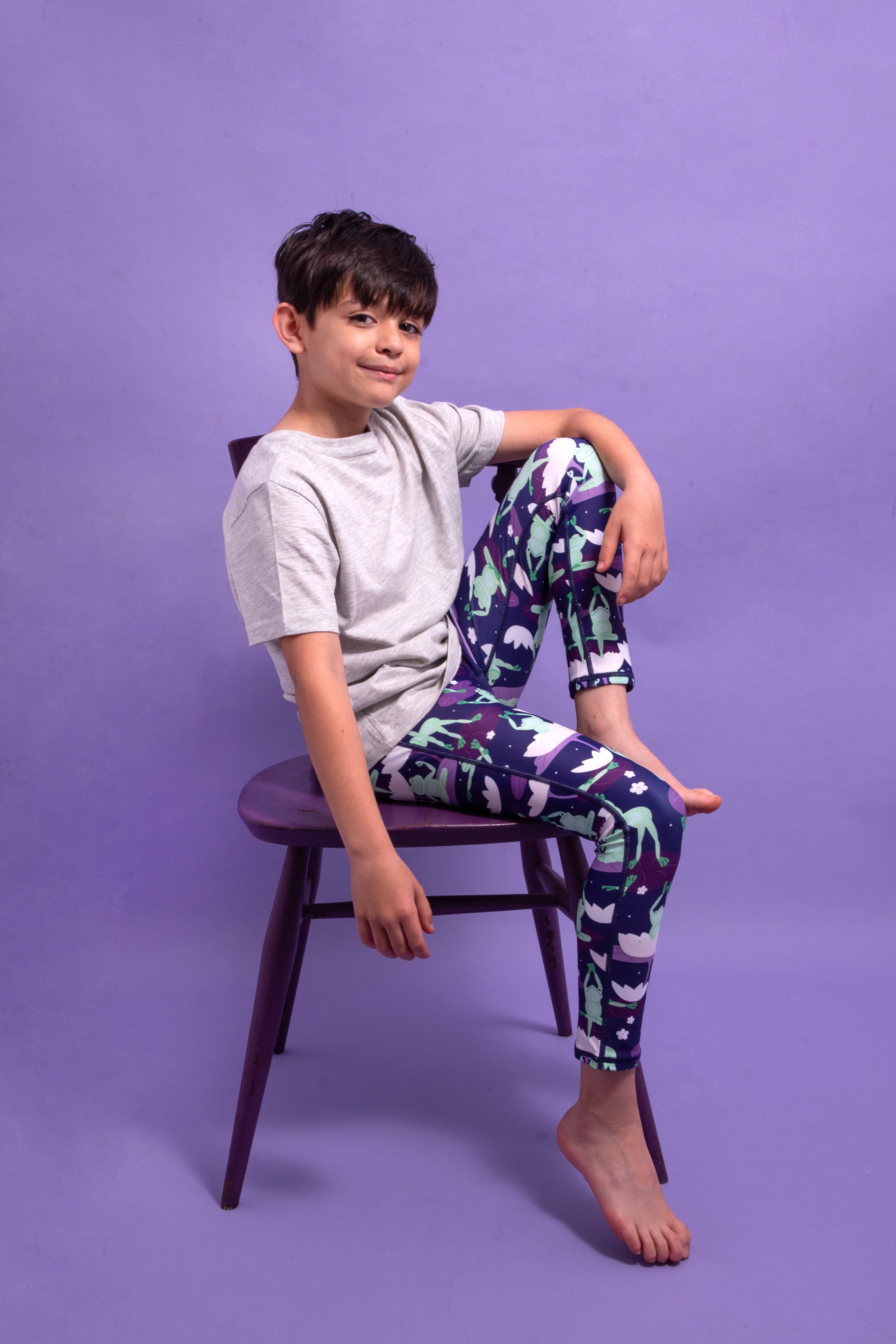 Yoga Frogs Children's Active Leggings