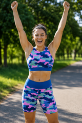 Funky Camo Sports Bra
