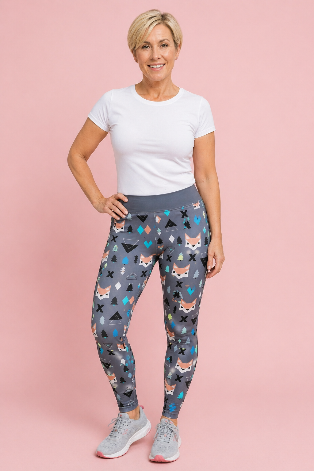 Geo Fox Women's Activewear Leggings