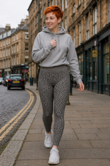 Grey Spots Women's Activewear Leggings