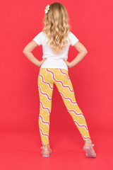 Groovy Waves Children's Active Leggings