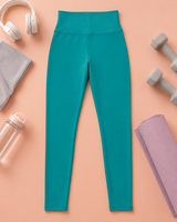 High Performance Teal Women's Activewear Leggings
