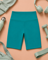 High Performance Teal Women's Active Shorts