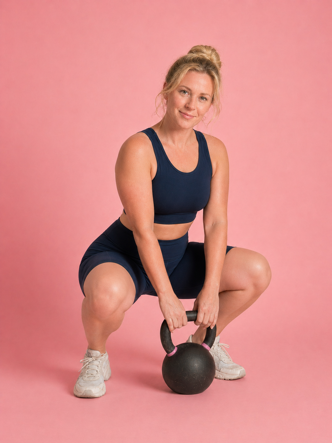 High Performance Navy Sports Bra