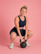 High Performance Navy Sports Bra