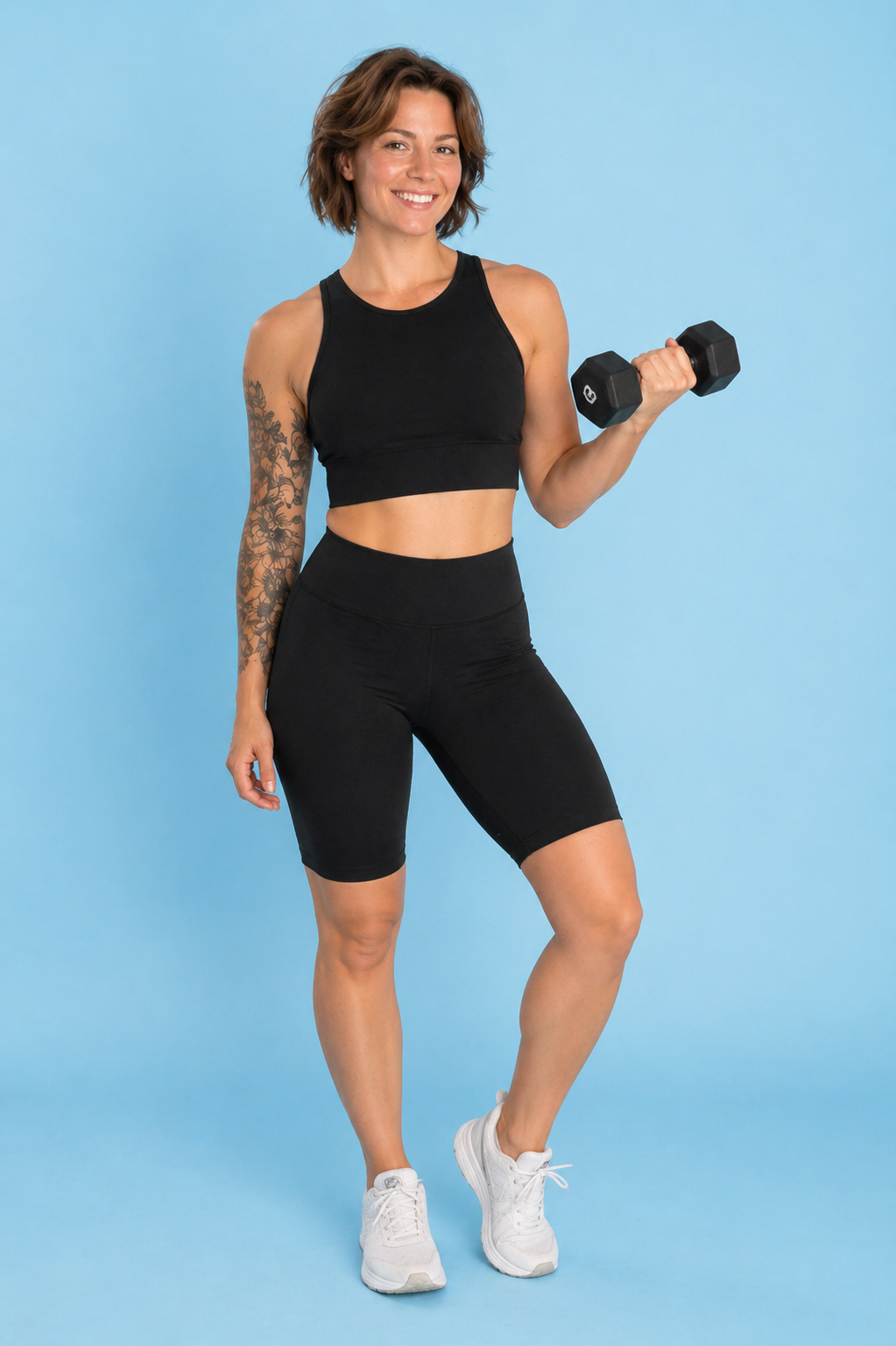 High Performance Black Sports Bra