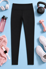 High Performance Black Women's Activewear Leggings (Dual Pocket)