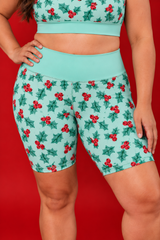 Holly Berries Women's Active Shorts
