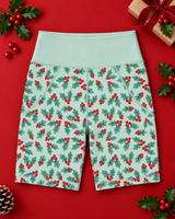 Holly Berries Women's Active Shorts
