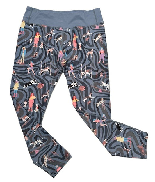 Last Chance - Dog Sports Swirls Women's Activewear Leggings