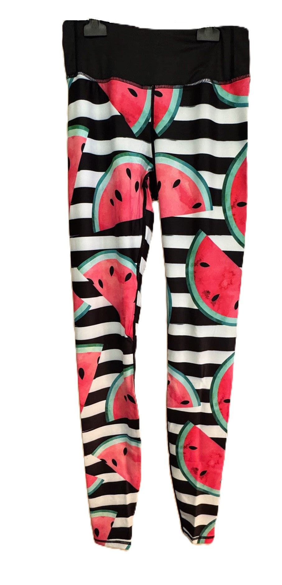 Watermelon Stripes Women's Activewear Leggings