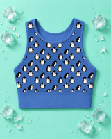 Penguin Party Women's Sports Bra