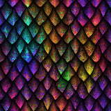 Rainbow Dragon Scales Children's Active Leggings