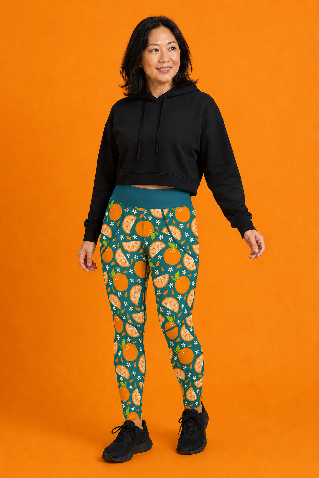 Juicy Oranges Women's Activewear Leggings